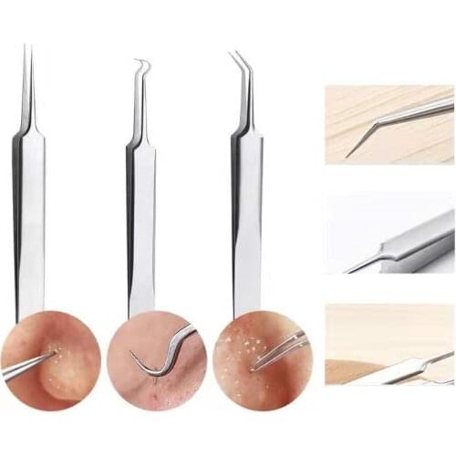 1 Set Acne Blackhead Comedone Black Spot Pimple Blemish Remover Skin Care Women Beauty Acne Treatment Pore Cleanser Needle Hook