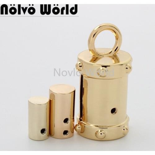 10-50pieces 4 colors 16*6mm 20*8mm 46*17mm high quality alloy tassel cap for chain bag connect bag hanger connector purse parts