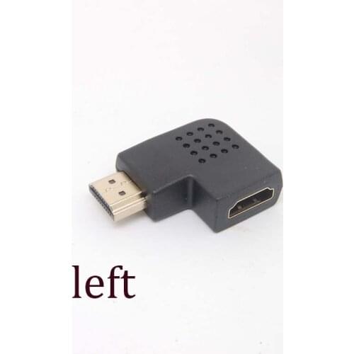 10pcs 90 Degree left Male to Female Adapter Cable Connector Coupler HDMI HDTV
