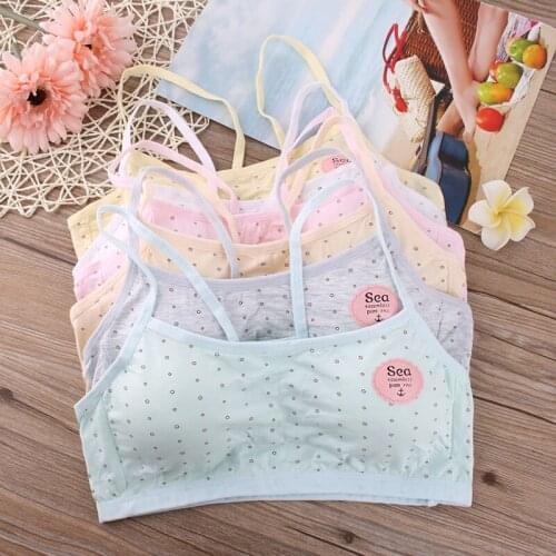 Straps wrapped chest wireless sutian development period of half of a small child female students of junior high school bra vest