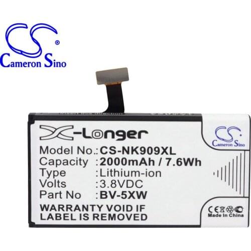 CameronSino for NOKIA Lumia 1020 Lumia 909 BV-5XW battery