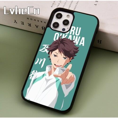 LvheCn Oikawa Tooru Haikyuu Phone Case Cover For iPhone 5 SE 2020 6s 7 8 Plus 11 12 Pro X XR XS Max Samsung S8 S9 S10 coque
