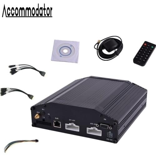 GPS 8 Channels HDD SD Card AHD 720P Mobile DVR for Vehicle Car Trailer Truck Taxi School Bus