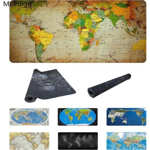 90x40cm Gaming Mouse Pad World Map Mousepad Glorious Large Mouse Mat Grande Gamer XL XXL Mause Carpet PC Desk Mat Keyboard Pad