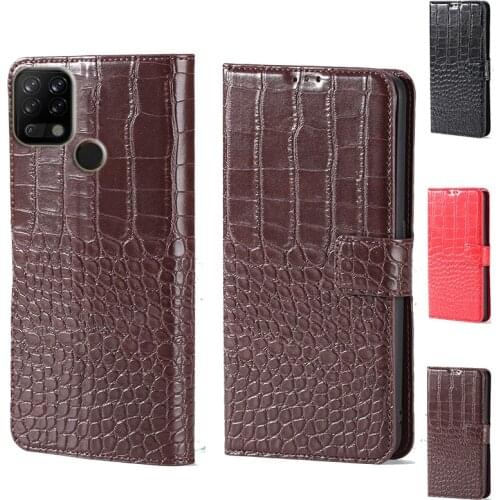 Luxury Crocodile design Flip Leather Wallet Phone Case For Tecno Pova Phone cover card slot