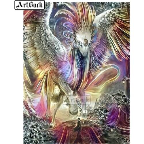 Full square / round drill diamond painting dragon abstract animal 3d diamond embroidery resin mosaic home decoration painting
