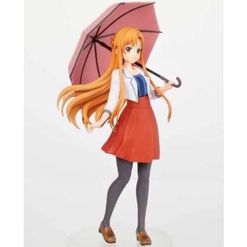 Sword Art Online Yuki Asuna with Umbrella figure toy