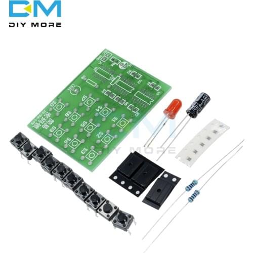 CD4013 CD4011 Multi Function Coded Lock Suite Circuit Password Lock DIY Kit Module Board SMD Resistor Keyboard Keypad Button