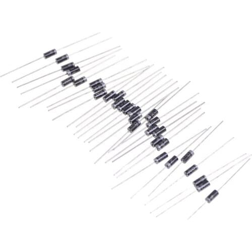 Newest 30pcs/lot 1A 400V 1N4004 Axial Lead Silicon Rectifier Diodes 1N4004 Rectifier Diode