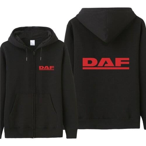 2020 NEW for DAF Trucks Hoodies Men Thin Coat Pullover Fleece Jacket Unisex Man for DAF Sweatshirts