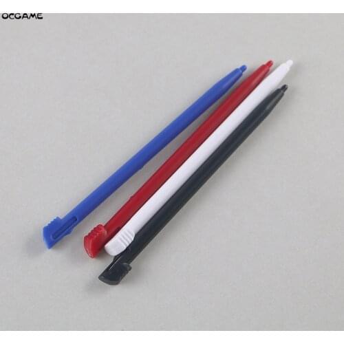 OCGAME 10pcs/lot plastic multi-color stylus touch pen for 2DS slot in plastic stylus touch pen
