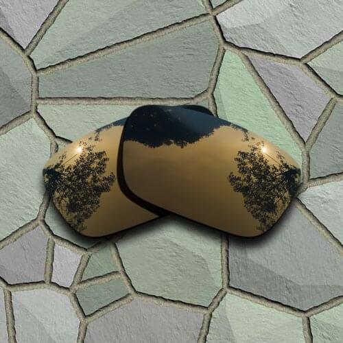 Bronze Copper Sunglasses Polarized Replacement Lenses for Oakley Jury