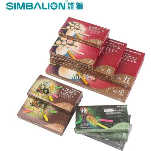 Simbalion Soft Pastels, Artist-Grade Soft Pastel Sticks for Arts & Crafts Projects, Blending, Layering, Shading, Art Supplies