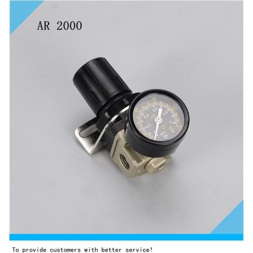 SMC size Pneumatic air regulator AR2000-02 AR3000-03 SMC type pressure regulating valve free for 2pieces fittings