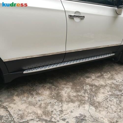 Side Door Body Strip Cover Trim For Suzuki Sx4 S-Cross SX4 Crossover 2014 2015 2016 Stainless Steel Car Styling Accessories 4pcs
