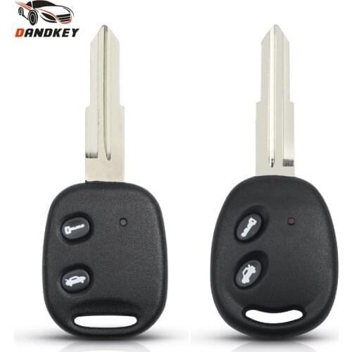 Dandkey Remote Key Shell Case For Chevrolet Epica Aveo Spark LOVA Sail Lechi 2 Buttons Replacemnt Uncut Blade Blank Case