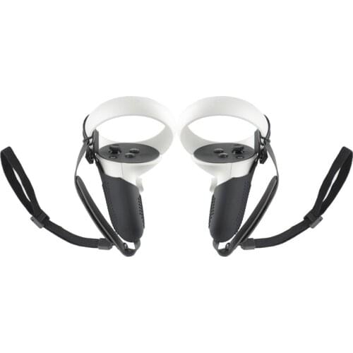 Protective Sleeve Case Fixed Strap Hand Strap Handle Grip Cover for Oculus Quest 2 VR Headset Controller Accessories