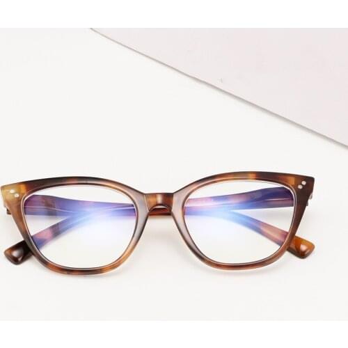 Ladies Cats Eye Glasses Anti-blue Light Reading Glasses High-end New Fashion Glasses Frame Elegant And Noble All-Match Frame