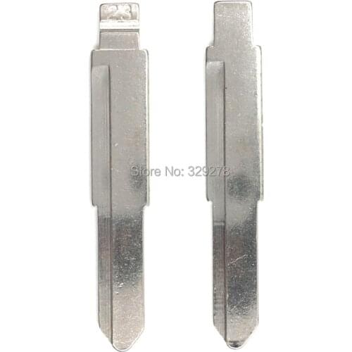 10pcs/lot NO.23 Metal Blank Uncut Flip KD Remote Key Blade Type #23 for Old Mitsubishi for Suzuki Alto for Dongnan