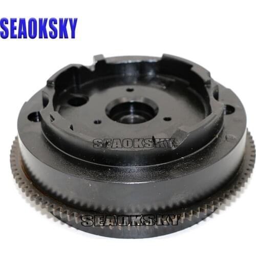 63V-85550-00 Electric Flywheel for Yamaha Boat Engine 9.9HP 15HP Rotor Assembly for Parsun Boat Engine