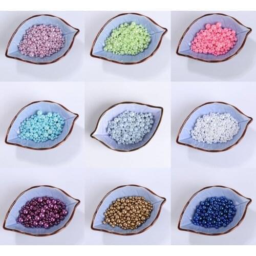 ABS Pearls mix 3-12mm Round Acrylic Imitation Pearl Beads for Jewelry Making /Nail Art /Phone Dec 20171020