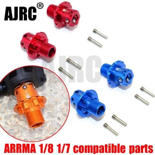 ARRMA 1/7 1/8 RC car adapter KRATON/ SENTON aluminum alloy multi-purpose can extend 13MM hexagonal adapter-1 pair AR310484