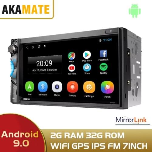 Android 10.0 7'' HD Car Radio Multimedia Video Player 2 Din Touch Screen Car Radio Bluetooth Universal Android Radio For NIssan