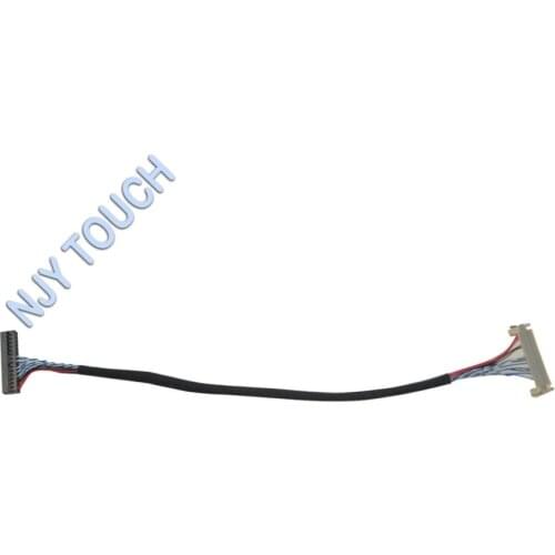 Free Shipping 26cm FIX-D8 LVDS Cable FIX 30Pin 1ch 8bit for 18.5 inch 1366x768 8-bit LCD Panel 18.5" M185XW01