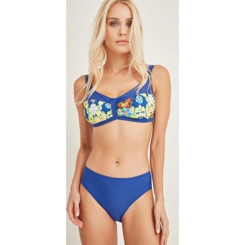 C & City Women Rallying Bikini Suit 2981 Blue