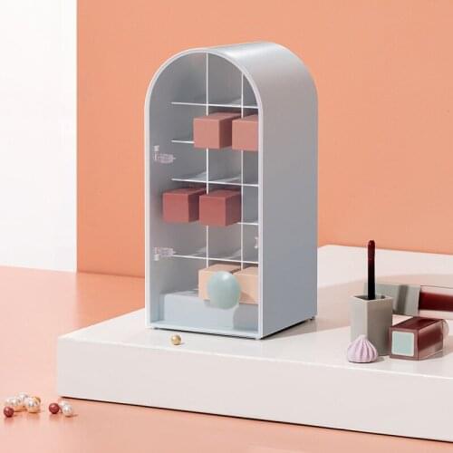 Lipstick Holder Make-Up Organizer Cosmetic Storage Box Lip Gloss Storage Display Stand Transparent Storage Box JW
