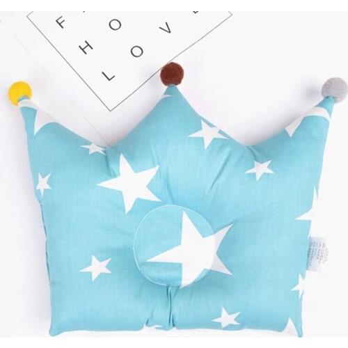 Baby Shaping Pillow Prevent Flat Head Infants Crown Bedding Pillows Newborn Toddler Kids Boy Girl Decoration Accessories 0-24M