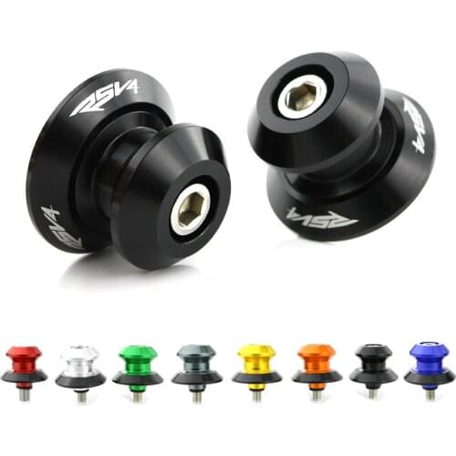 For Aprilia RSV4 2009 2010 2011 2012 2013 2014 2015 2016 2017 2018 2019 Swing Arm Sliders Spools Stand Bobbin CNC Aluminum Alloy