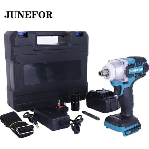 18V 520Nm Electric Brushless Impact Wrench Rechargeable 1/2 Socket Cordless Wrench Power Tool Adapt to Makita 18V Battery