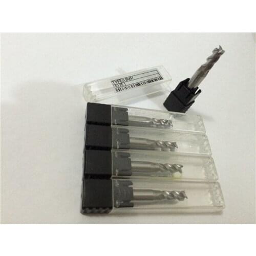 5Pcs Solid Carbide 3 Flutes Aluminum End Mills, Milling Cutter, Special For Cutting Aluminum, Copper Alloys HRC45