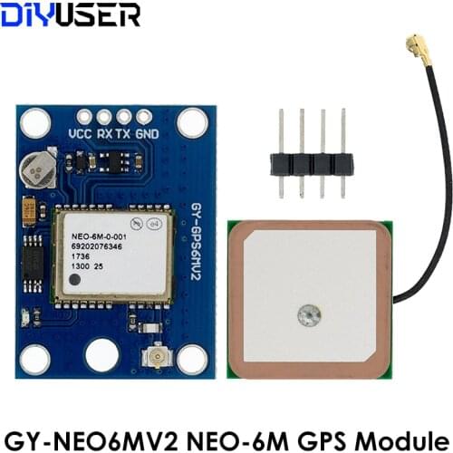GY-NEO6MV2 new NEO-6M GPS Module NEO6MV2 with Flight Control EEPROM MWC APM2.5 large antenna for arduino