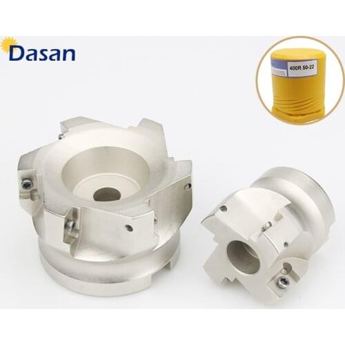 1pc BAP400R 50-22-4T 63-22-4T Four Insert Clamped Machining Cutting End Mill Shank Shoulder Right Angle Milling Cutter Tool