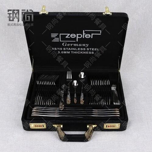 Hot 48pcs/set Of Knites Forks Teaspoons 18/10 Stainless Steel Excellent Quality Tableware Set