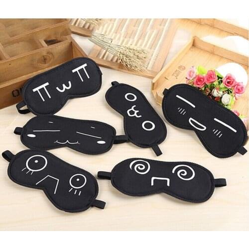 NEW 1pc Sleeping Eye Mask Black Mask Travel Sleep Tools Bandage On Eyes Black Eye Shade Sleep Mask High Quality