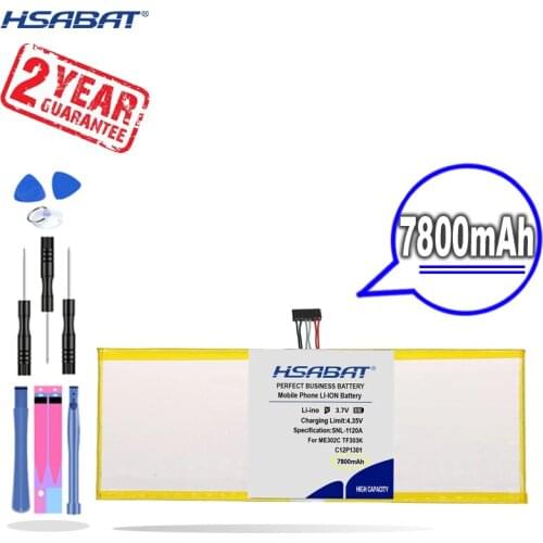 New Arrival [ HSABAT ] 7000mAh C12P1301 Laptop Battery for ASUS For MEMO PAD K00A (ME302C) MemoPad 10.1" TF303K 1B014A