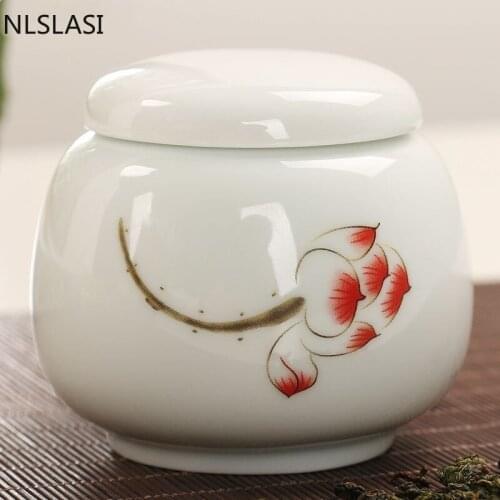 New tea cans with lids Sealed moisture-proof Portable storage powder cans Cosmetic jars Household tea accessories WSHYUFEI