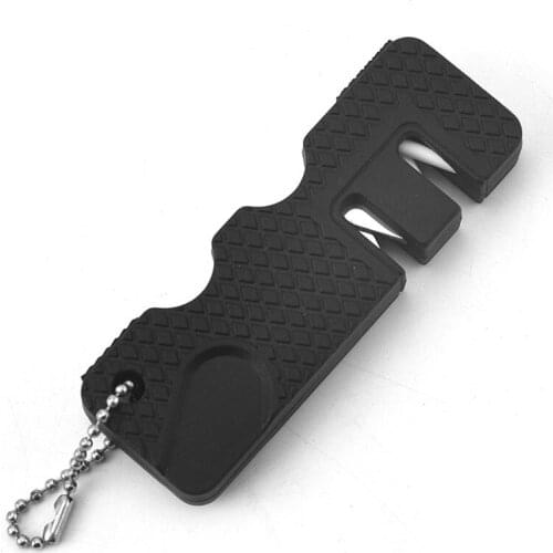 Mini portable outdoor dedicated knife sharpener 2 stage stainless steel tool kitchen accessories outdoor travel mountaineering