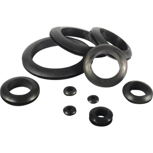 5/6/7/12/20/22/25/30/40/50/60mm Inner Diameter Garden Water Hose Tube Wire Cable Rubber Protection Sleeve Seal Assortment 100Pcs