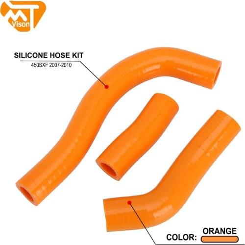 Motorcycle Engine Silicone Radiator Coolant Hose For KTM 450SXF SXF450 SXF 450 2007-2010