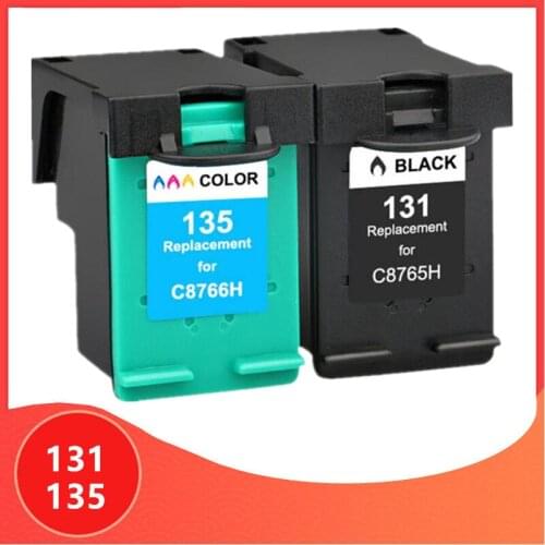 Ink cartridge Replacement for HP 131 135 for hp131 for HP135 2573 2613 8753 PSC 1600 1613 2350 460 5743 5940 5943 6940 printer