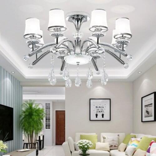 Modern Chrome Metal Led Wall Lamp Lustre Crystal Living Room Led Wall Lights Fixtures Glass Bedroom Led Wall Light Wall Sconce