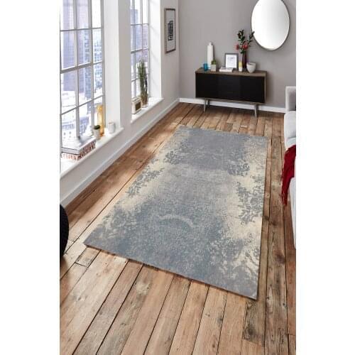 Modern Gray Carpet (Machine Washable Slip-Resistant Leather Sole 120cm X 160cm) - CP404