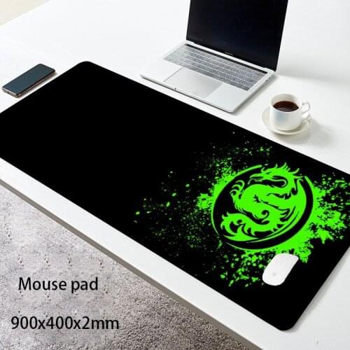 Extended Mouse Pad Anime Dragon Large Gaming Mouse Pad- Computer Keyboard Mouse Mat Mousepad Rubber Base keyboard mouse pad