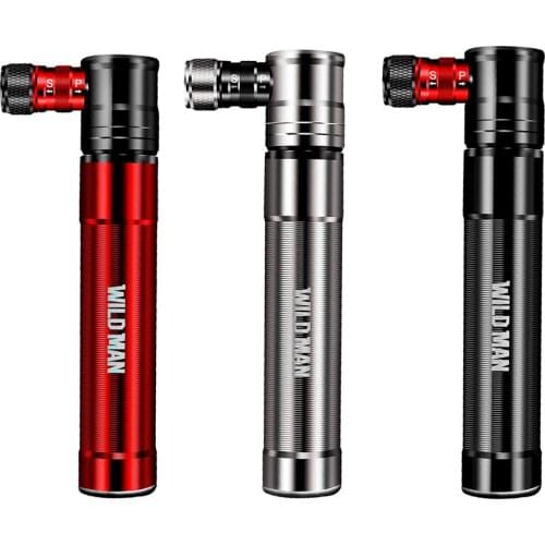 Bicycle Pump Portable Mini Outdoor Accessories Fast Switching Beautifully Mouthed Mouth Barometer US Law Mouth Universal