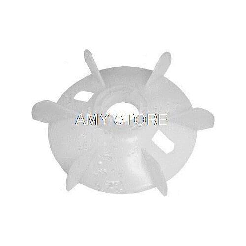 Spare Part 37mm Inner Diameter 6 Vanes Impeller Plastic Motor Fan Blade Wheel