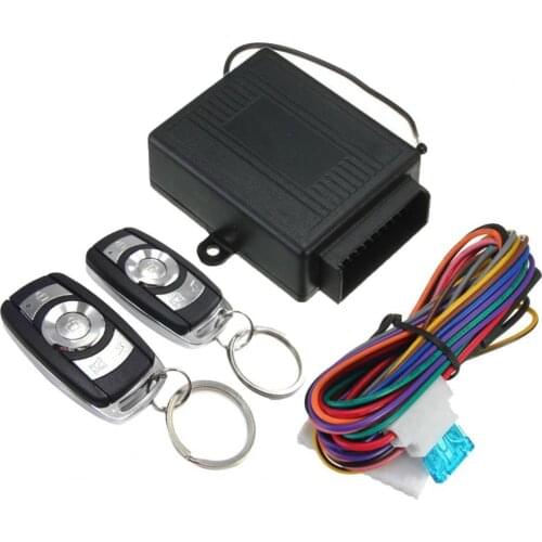 1 Set M602-8176 Remote Central Locking Kit Keyless Universal Plastic Anti-theft Auto Auto Remote Central Kit for Car